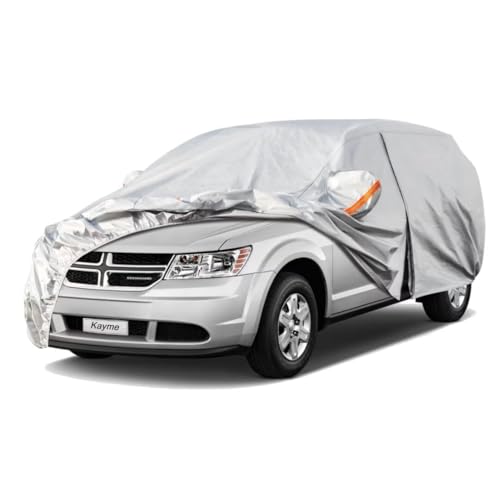 Kayme SUV Car Cover Fit for Dodge Magnum (2003-2008) Automobiles All Weather Waterproof, Outdoor Cover Sun Rain Protection, with Lock and Zipper Door.
