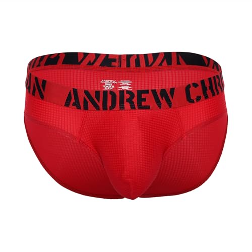 Andrew Christian® Ultra Soft Brief w/ALMOST NAKED® Red