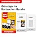 Kodak Mini Shot 2 Retro 4PASS Sofortbildkamera und Tragbarer Fotodrucker 2-in-1, 5,3×8,6 Centimeter Sofortdrucke, 38-Blatt-Bundle, Weiß