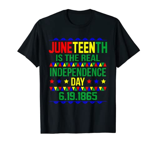 Juneteenth Real Independence Celebration Day Graphique T-Shirt