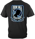 Erazor Bits POW MIA Tribute 100% Cotton T Shirt Black