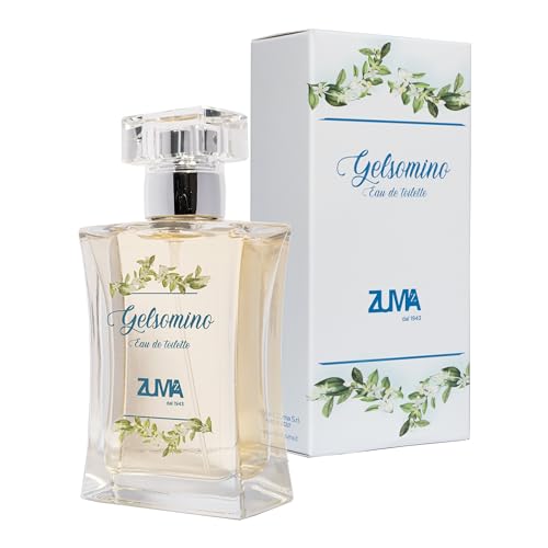 Profumi Zuma - Perfume Mujer Jazmín - Eau de Toilette Spray de Fragancia Floral - Made in Italy (Gelsomino 50 ml)