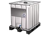 1000L IBC-Container, Wassertank, Regentonne - Kunststoffpalette