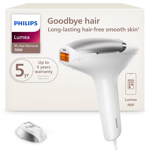 Philips Lumea 7000 Series IPL Hair Removal Device, for Women & Me...