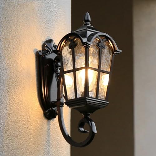Applique murale extérieure vintage luminaire rétro pour porche et jardin