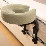 HNBCYRND Massage-Kopfstütze für Bett Gesichtsauflage Massagematratze Kopfstützen-Set nach Augenoperationen Stützkissen und Kissenhalter(1 Set,Green)