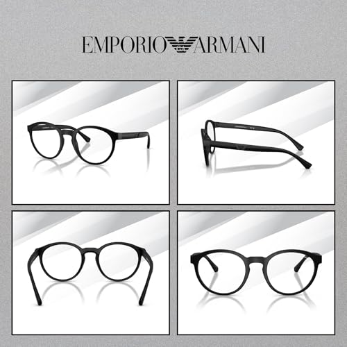 EMPORIO ARMANI EA4152 Round Sunglasses for Men +BUNDLE with ACCESSORY EYEWEAR KIT3