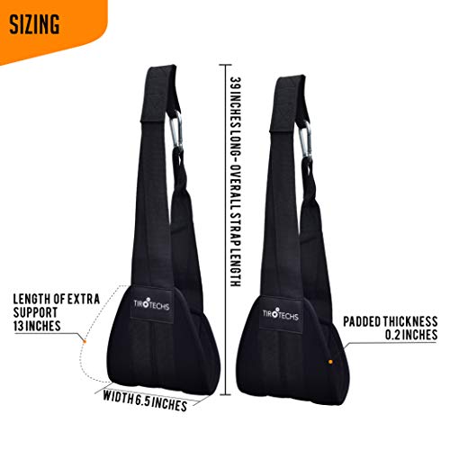 Ab Straps Hanging Abdominal Slings - Hanging Ab Straps - Ab Sling Straps - Pull Up Straps - Ab Straps For Pullup Bar - Hanging Elbow Straps - Pull Up Bar Straps - Arm Straps For Exercise And Workouts #TOP3