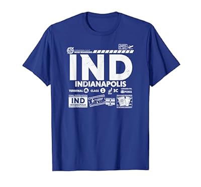 Vintage Indianapolis IND código de aeropuerto de viaje día retro Indy Camiseta | Ya disponible en tu tienda friki favorita! En mundofriki.es! Vintage Indianapolis IND código de aeropuerto de viaje día retro Indy Camiseta | Ya disponible en tu tienda friki favorita! En mundofriki.es!