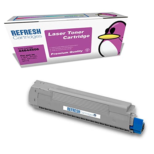 Image of Refresh Cartridges Remanufactured Toner Cartridge Replacement for OKI 44844506 (Magenta)