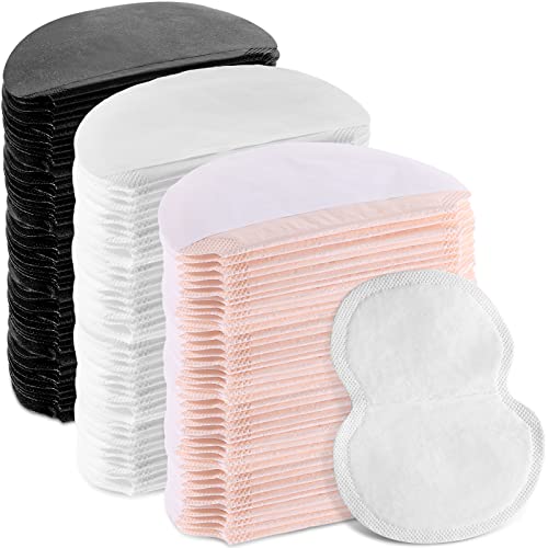 Image of Zhanmai 120 Pcs Underarm Sweat Pads for Women Men Armpit Disposable Non Visible Unflavored Sweat Pads Comfortable Adhesive Dress Shields Armpit Protection Guards