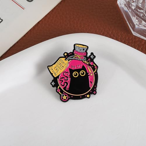 Image of Cute Enamel Pins Cartoon Lapel Pin Brooch Badge for Backpack Jackets Funny Tiger Pins for Gift Anime Enamel Pin for Clothing Hat Decoration