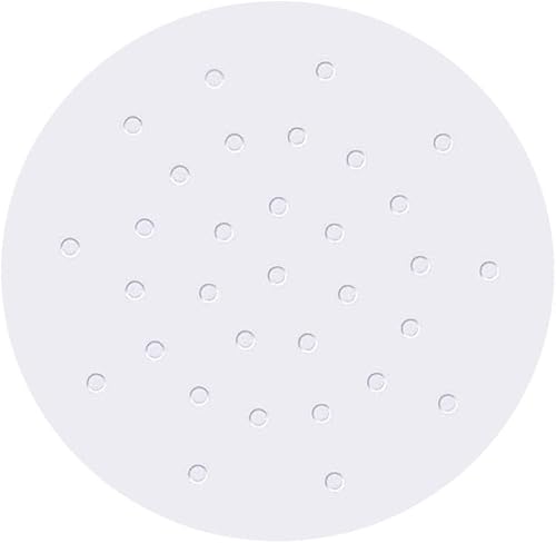 Papeles de pergamino para freidora de aire, juego de 100 unidades (disponibles en 66, 577, 588, 5910 pulgadas), Blanco