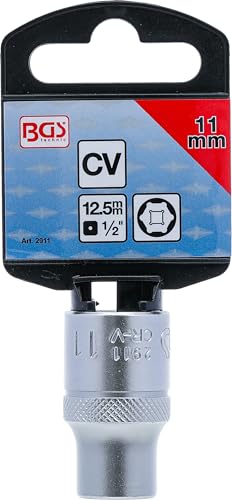 Miniatura 4 de Bgs 2911 Llave De Vaso Hexagonal Entrada 12,5 Mm 1 2 11 Mm