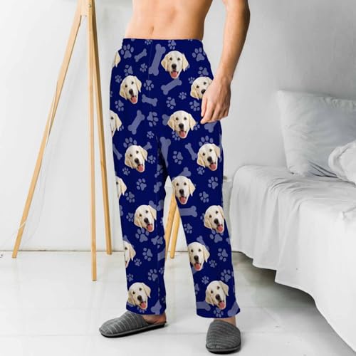 MyPupSocks Customized Face Pajamas Pants Sleep Bottoms for Men Women XS-2XL2