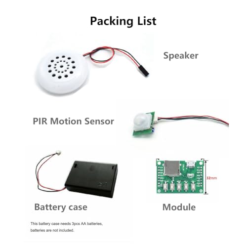 image for Stemedu MP3 Playback Kit Music Voice Recording Module DIY Welcomer Sou