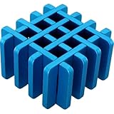 Puzzle Master Lattice - Metal Puzzle, 2.76 inches, Blue