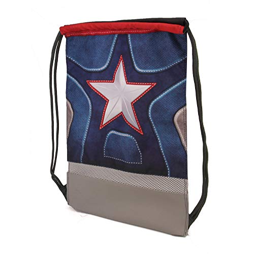 Karactermania Captain America Suit Sacca Storm Bolsillo Suelto para Mochila  48 Centímetros