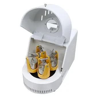 0.4L Planetary Ball Mill Machine Lab Powder Soil Grinder with 4 Stainless Steel Jars