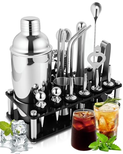 Trongle Lot de 20 Shakers à Cocktail en Acier...