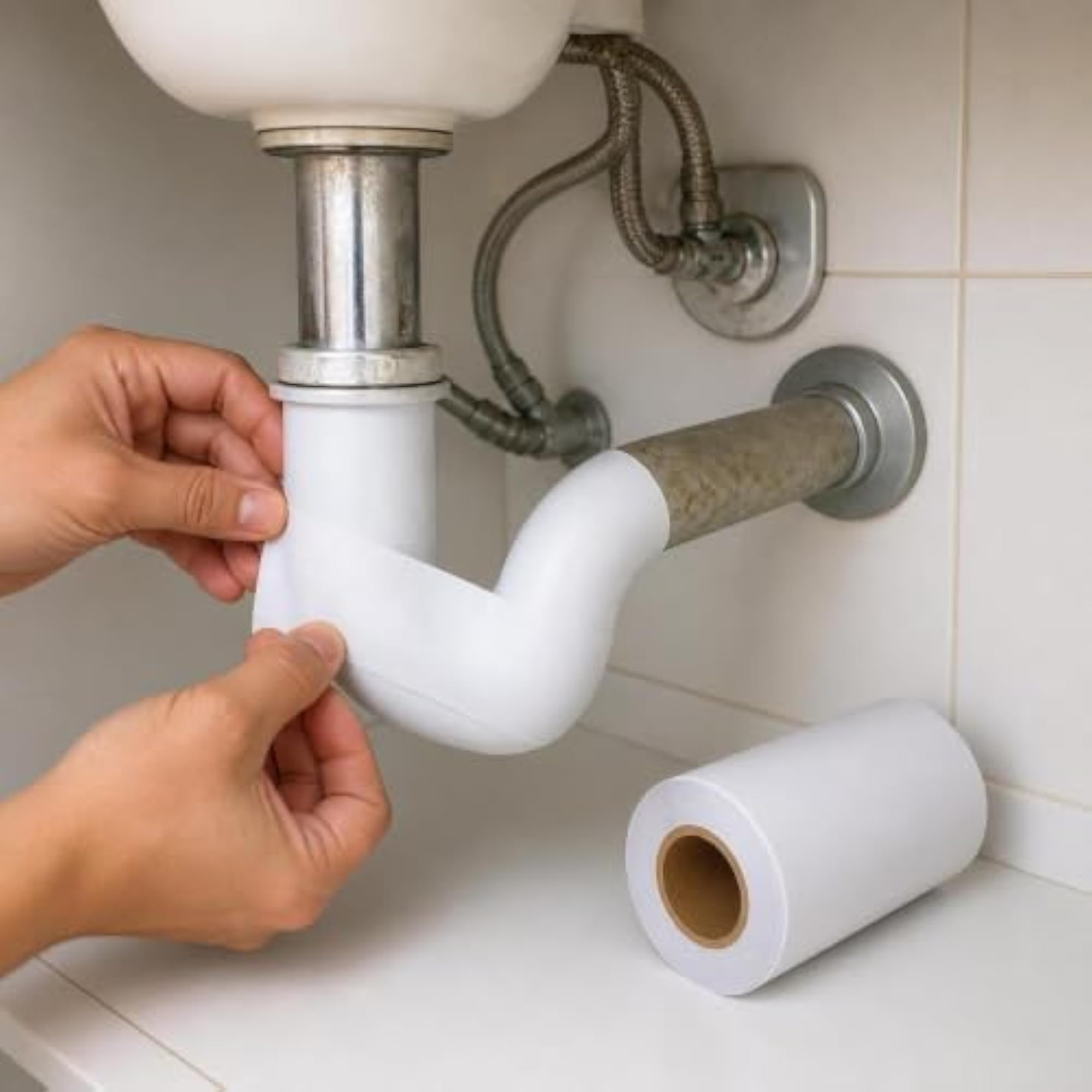 Pipe Cover Up Wall Sticker for Rust Protection and Decoration
