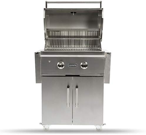 Coyote C-Series 28-in. Propane Gas Grill, 2-Burner Freestanding Grill, 40,000 BTUs  - C1C28LP-FS