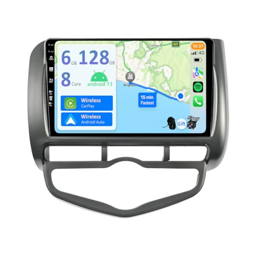 YUNTX [6GB+128GB] Android 14 Autoradio für Honda Jazz City
