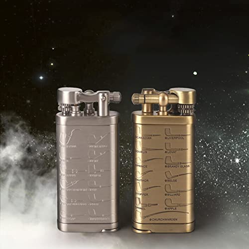 Encendedor para Pipa de Tabaco Vintage Plateado miniatura 4