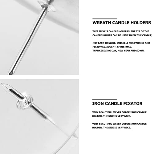 Wakauto 392091544M26YGBSR 8Pcs Metal Candle Holders Plate Candle Fixing Holder Stand Diy Handmade 6Cm Iron Plate Pillar Candle Stand Tealight Candle Holders Ornament thumb #1