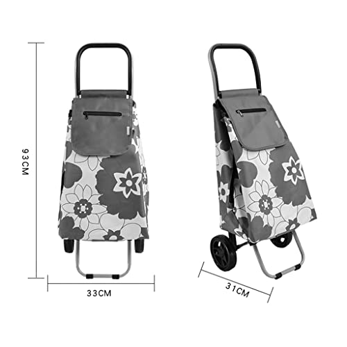 WLKINF Einkaufstrolley für Einkaufen, faltbar, tragbar, wasserdicht, für Eltern, um ältere Menschen Qualität zu geben… – Bild 8