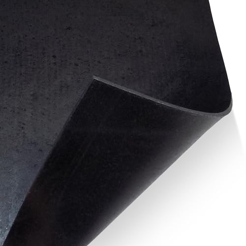 Exactly Rubber - Neoprene Sheet, 60A Durometer Rubber Mat, Gasket Material with -30 to 195°F Temperature Resistance, Oil and Gasoline-Resistant Rubber Sheet, Made in The USA, 1/32 x 12” x 36”