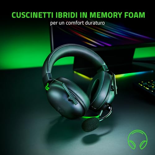 BlackShark V2 X - Cuffie da Gioco Esports Cablate Multipiattaperma (Driver TriForce da 50 mm, Microfono cardioide HyperClear, Audio Surround 7.1) Nero - Cuffia gaming - Immagine 5