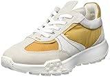 ECCO Damen Retro Sneaker, Shadow White/Honey Mustard/White, 38 EU