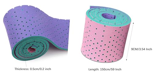 2 rollos de plantillas de espuma viscoelástica para zapatos miniatura 2