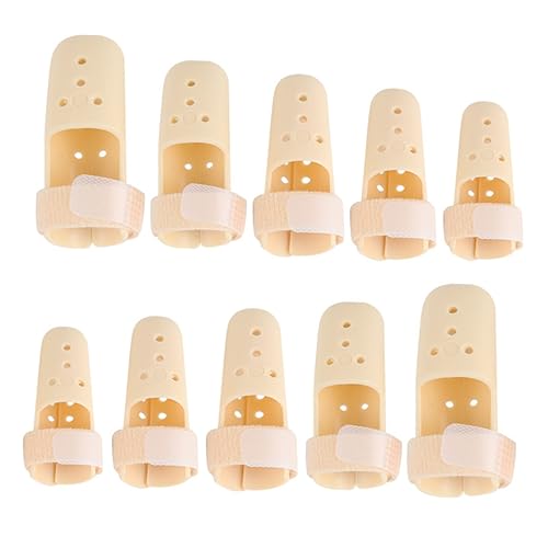 Ipetboom 1PC Finger Splint Protector Breathable Support Brace for Fractured Joints Fits Finger for Injury Prevention and Relief