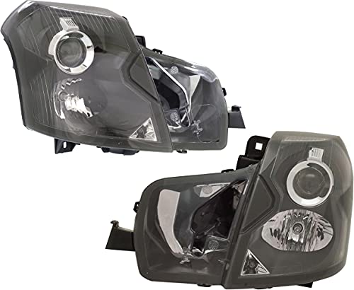 Garage-Pro Driver and Passenger Side Headlight for Cadillac CTS 2003-2007 Halogen With bulb(s) Non-HID; w/o Headlight Leveling; w/o Headlamp Washer Replaces15826015, 15826014