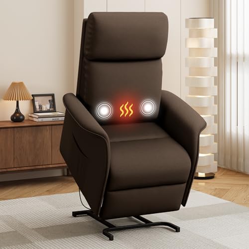 OKUP Power Lift Recliner Chair with Massage and Heat for Petite Elderly
