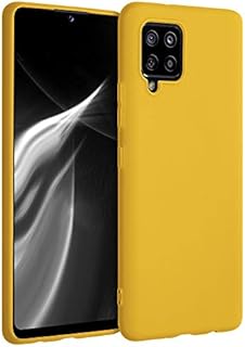 kwmobile TPU Case Compatible with Samsung Galaxy A42 5G - Case Soft Slim Smooth Flexible Protective Phone Cover - Honey Yellow