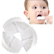 Baby Toothbrush Soft Gauze Infant Finger Clean Oral Toothbrush Infant Mouth Cleaner Individually Wrapped