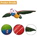 Benwanfee 3 Pieces Inflatable Flying Parrot Inflatable Parrot Decorations for Tropical Party Gift Luau Decoration