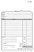 Copy King Custom 2-Part Invoice Form 8.5 x 5.5 Inches - NCR 2-Part Personalized with Company Name and Logo (White/Yellow) (100)