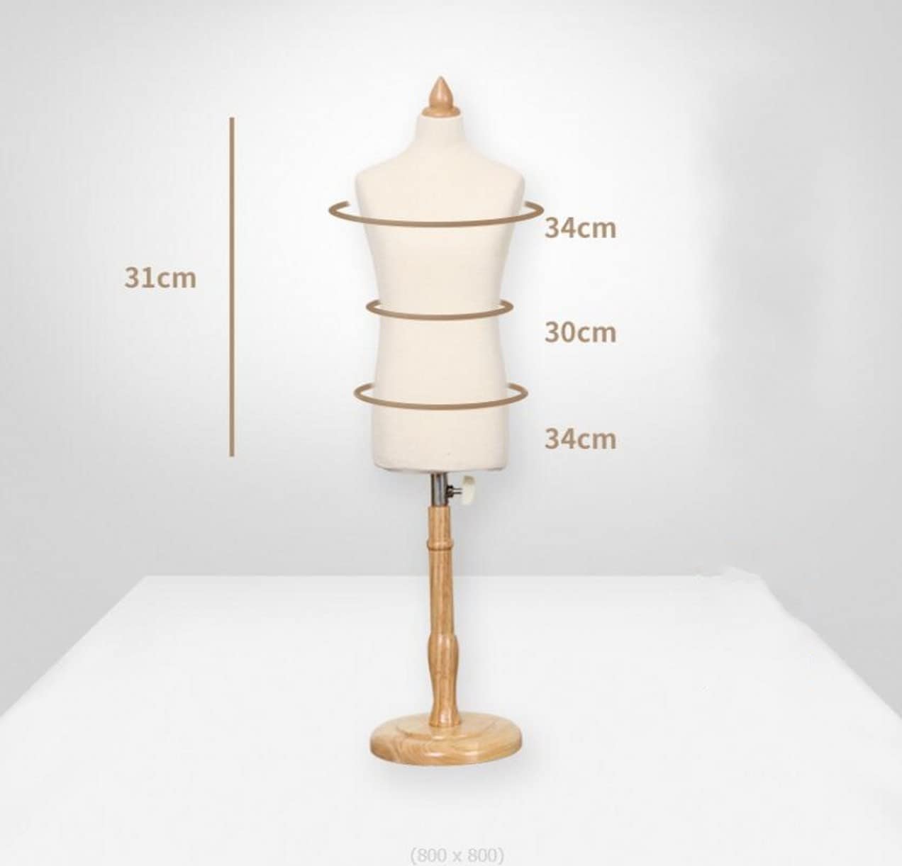 1/3 Size Male Clothes Mini Size Professional Form Pinnable Tailor Cutting Student Teaching Model Props Clothing Display Stand,(Not Full Size Body,Height 12.2 inch) ，1 Set