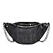 Produktbild Hüfttasche Sport Damen Gürteltasche Running Taschen Angeln Herren Umhängetasche Arbeit Elegant Gothic Handy Kopfhörer Unisex Qmber Lässige Mode Persönlichkeit Gitter Diagonale Quertasche/Silber