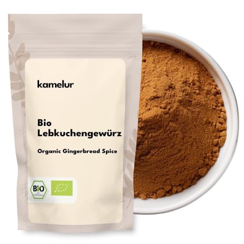 Kamelur 250g BIO Lebkuchengewürz zum Backen - aromatische Gewürzmischung für winterlichen Genuss,...
