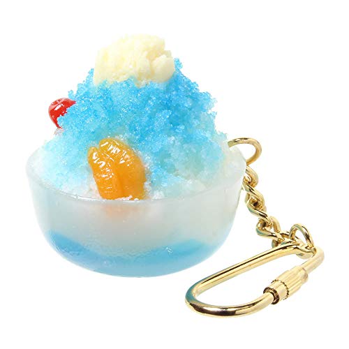 食品サンプル屋さんのキーホルダー（かき氷：ブルーハワイ）【食品サンプル キーホルダー 雑貨 食べ物 フラッペ 海外 土産 プレゼント】のサムネイル