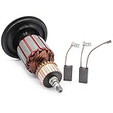 1x Anker / Rotor mit Lüfter + Kohlebürsten