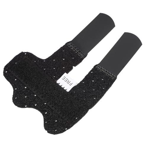 COLLBATH 1pc Orthotics Finger Brace Sports Finger Cast Finger Joint Finger Fixed Fracture Thumb Support Brace Ring Finger Tool Black Metal Strips