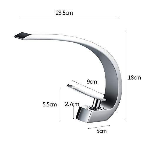 Zzyjyalg Bathroom Faucet Creative Bathroom Hot And Cold Mixing Faucet, Household Single-Handle Single-Hole Above And Under Counter Basin Faucet Faucet For Bathroom Sink #TOP1