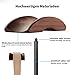 Headset Stand with 6.5cm Wide Walnut Wood Headrest,Headphone Holder Desk Removable with Solid Heavy Base, Headset Holder for Over Ear and Gaming, Suitable for Table,Display Case