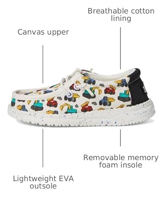 HEYDUDE Boys Wally Trucks (Toddler)